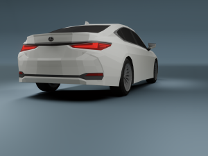 lexus es300 low poly 3D Modell