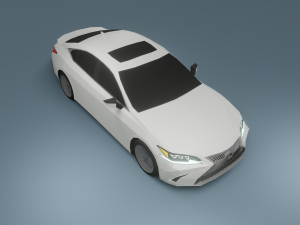 lexus es300 low poly 3D Modell