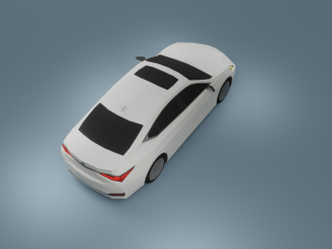 lexus es300 low poly 3D Modell