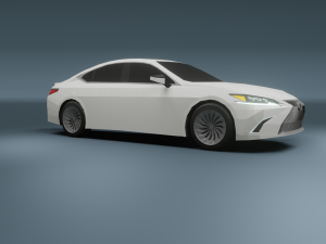 lexus es300 low poly 3D Modell