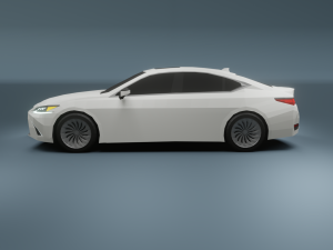 lexus es300 low poly 3D Modell