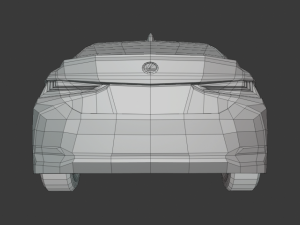 lexus es300 low poly 3D Modell