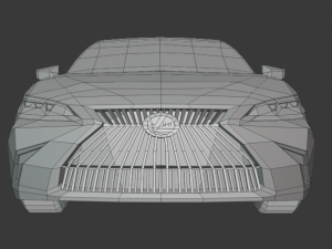 lexus es300 low poly 3D Modell