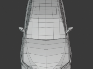 lexus es300 low poly 3D Modell