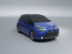 toyota cars pack low poly s 3D Model