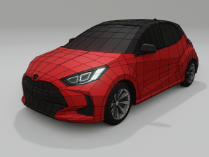 toyota cars pack low poly s 3D Model