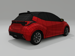 toyota cars pack low poly s 3D Model