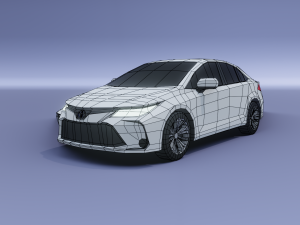 toyota cars pack low poly s 3D Model