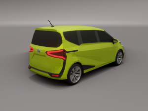toyota cars pack low poly s 3D Model