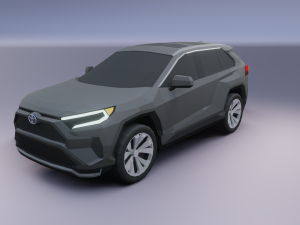 toyota cars pack low poly s 3D Model