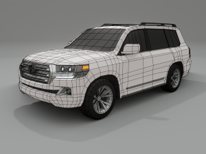toyota cars pack low poly s 3D Model