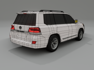 toyota cars pack low poly s 3D Model