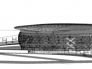 sport arena 3D मॉडल
