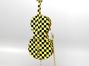 cello with the bow 3D मॉडल