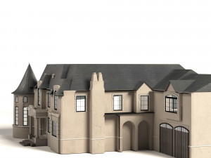 french house Modello 3D
