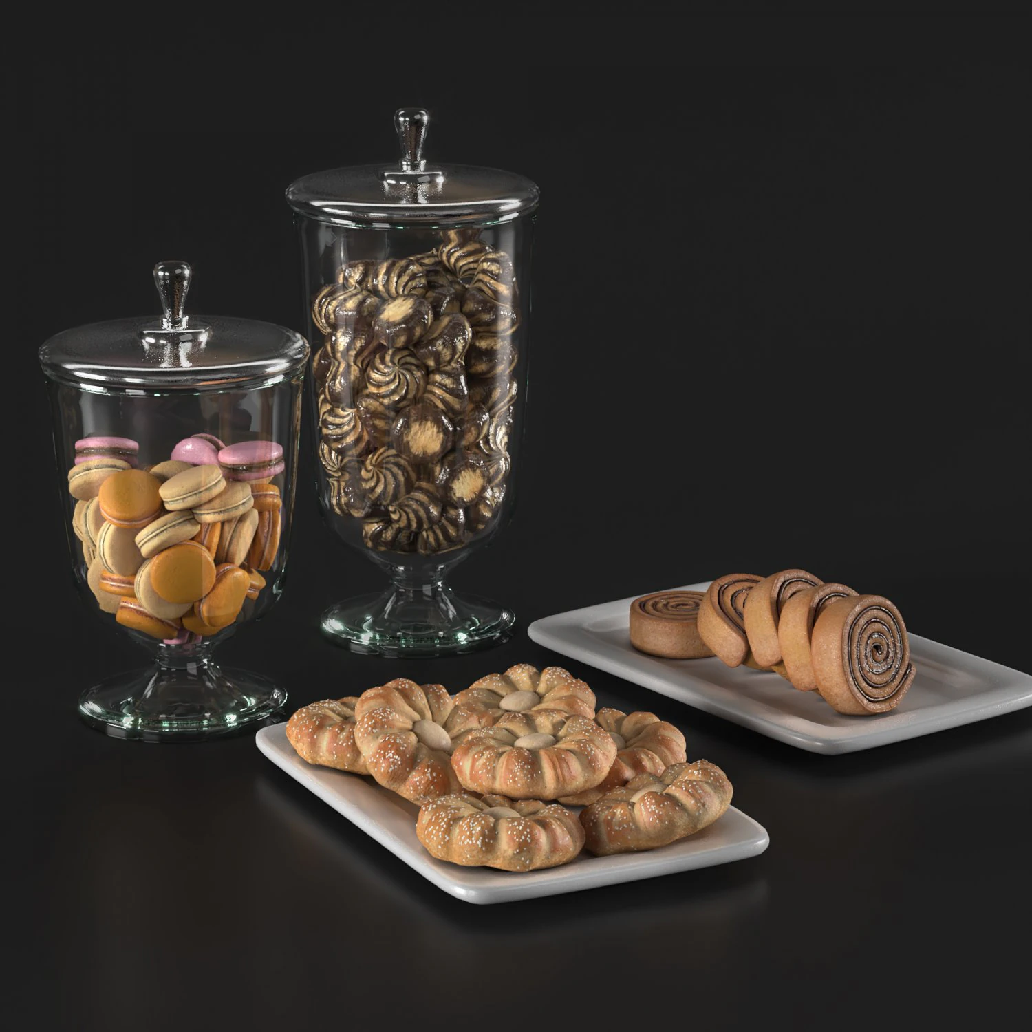 pastry 3D Model .c4d .max .obj .3ds .fbx .stl .blend