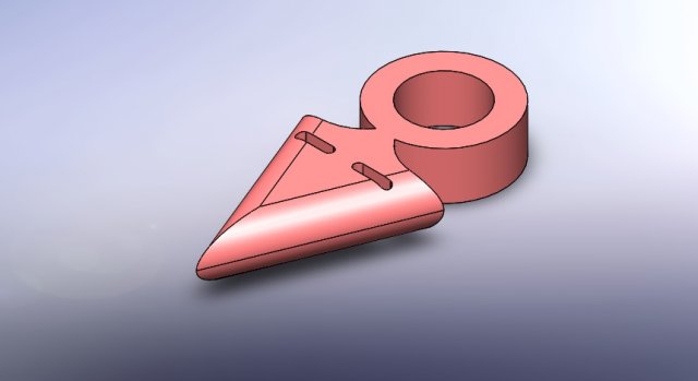 v shaped softcopy of keychain pendant necklace 3d printable model 3D Baskı Modeli .c4d .max .obj .3ds .fbx .stl .blend 