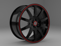 Black Car Rim Modèle 3D