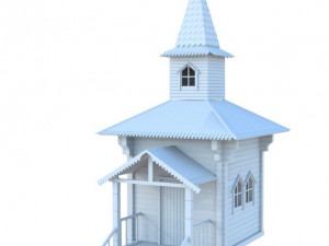 Chapel 3D Print Model