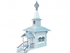 Chapel 3D Print Model