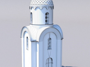Olginskaya chapel in pskov 3D Print Model