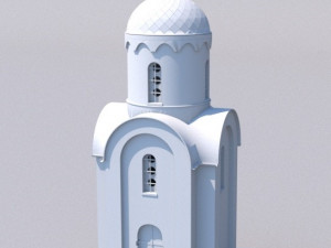 Olginskaya chapel in pskov 3D Print Model