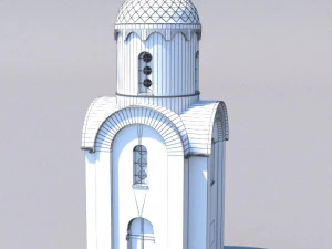Olginskaya chapel in pskov 3D Print Model