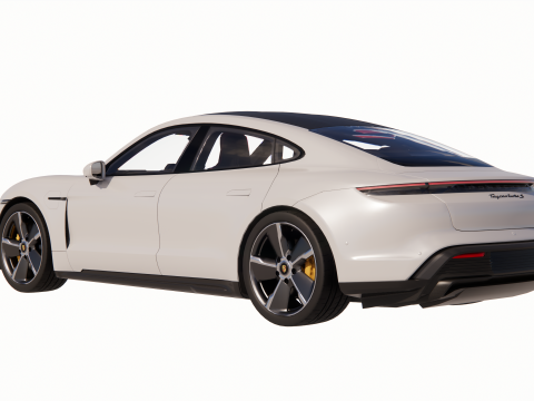 Porsche Taycan Turbo S 2023 Modello 3D
