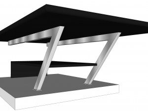 center table 3D 模型