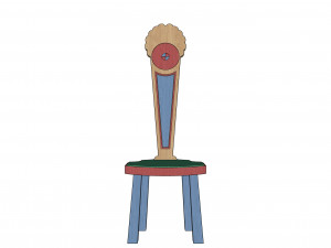 decorating chair Modello 3D