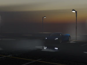 araba sahnesi 3D Model