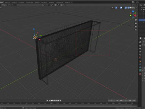gaming lcd monitor backlight working screen 3D Model