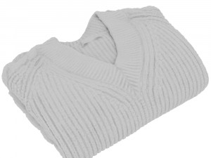 folded womens sweater 029 3D 모델