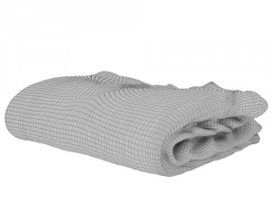 folded womens sweater 029 3D Model