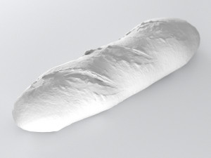 french baguette 100 3D 모델