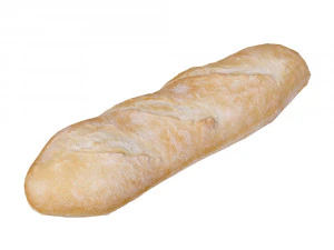 french baguette 100 3D Model