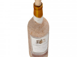 wine bottle 130 3D मॉडल