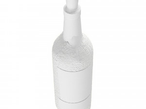 wine bottle 130 3D मॉडल