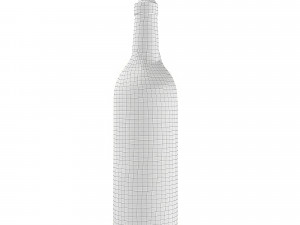 wine bottle 130 3D मॉडल