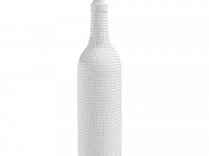 wine bottle 130 3D मॉडल