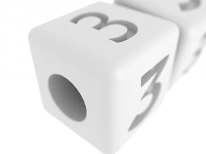 letters bracelet all numbers 3D Print Model
