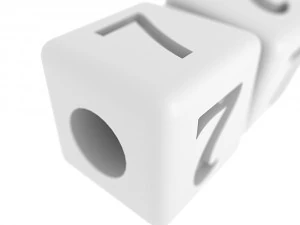letters bracelet all numbers 3D Print Model
