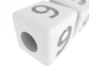 letters bracelet all numbers 3D Print Model