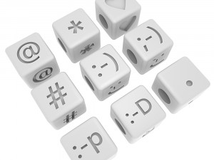letters bracelet symbols 01 3D-printmodel