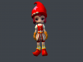 Fantasy princess character 3D Model