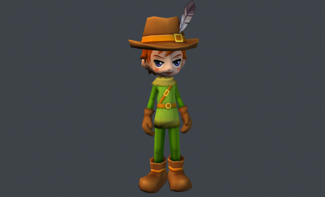 fantasy character toon 03 Modelo 3D .c4d .max .obj .3ds .fbx .stl .blend 