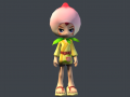 Fantasy character toon 04 3D Model