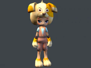 Fantasy-Charakter Toon 05 3D Modell