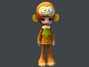 personagem de fantasia toon 06 Modelo 3D