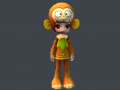 Fantasy character toon 06 3D Model